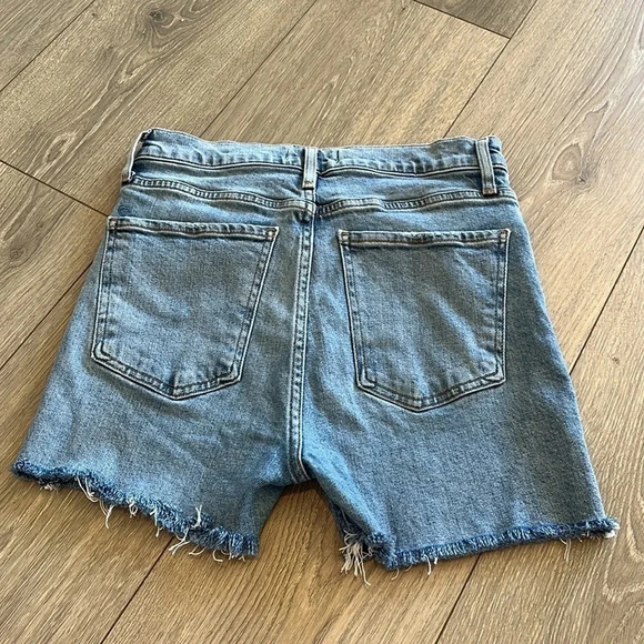 Agolde Denim Cut Off Shorts Nico Size 25 - Picture 2 of 12